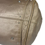 Chloe Bronze Leather Paddington Shoulder Bag