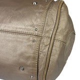 Chloe Bronze Leather Paddington Shoulder Bag