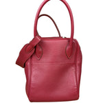 Hermes Lindy 34 Red/Fuchsia Clemence Leather Handbag 2014