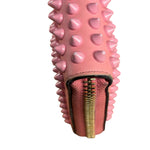 Christian Louboutin Panettone Bicolor Studded Long Zip Around Wallet