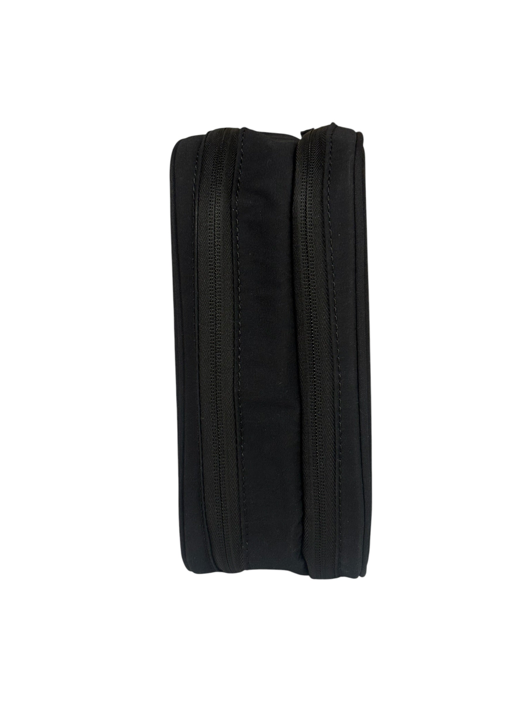 Prada Beauty Black Canvas Travel Cosmetic Pouch