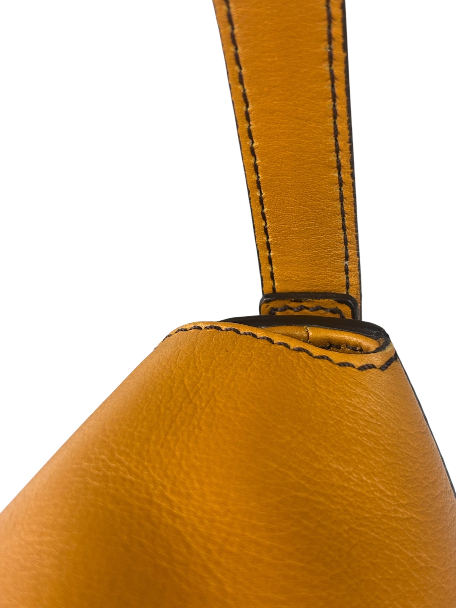Fendi Brown Leather Mamma Foreever Flap Baguette