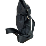 Prada Black Vela Nylon Flat Crossbody Bag