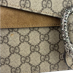Gucci Beige Leather GG Dionysus Shoulder Bag