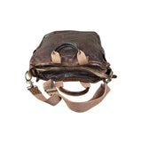 Campomaggi Dark Brown Leather 2 Way Tote