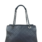 Chanel Navy Edinburgh Chic Chain Tote 2013
