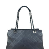 Chanel Navy Edinburgh Chic Chain Tote 2013