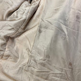 Modéle Chombert Leather Fur Lined Coat Ivory