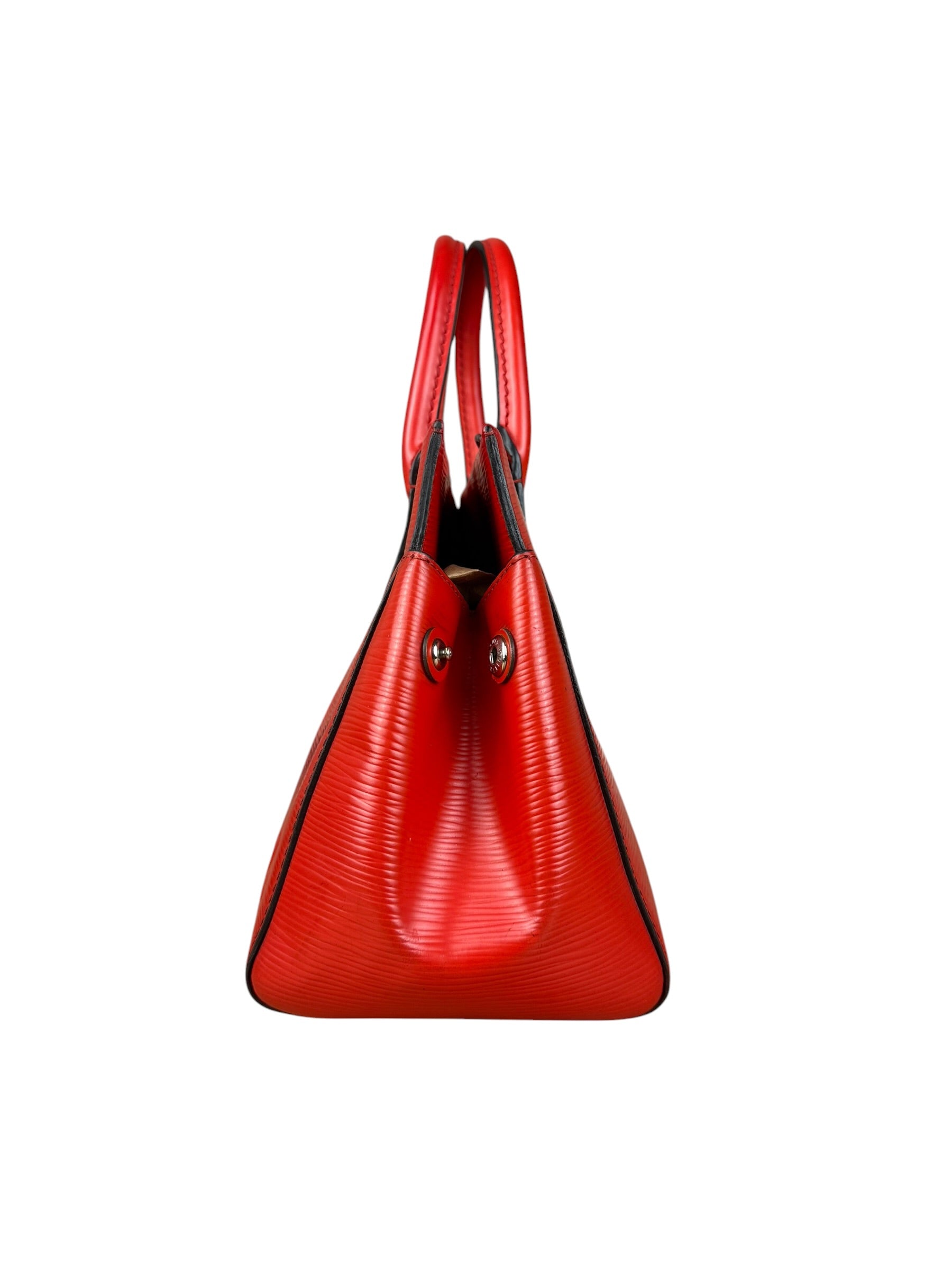 Louis Vuitton Red Epi Marly BB Handbag (No Strap)