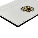 Versace White Leather Medusa Card Holder