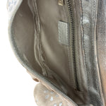 Celine Grey/Silver Suede/Leather Daisy Pochette