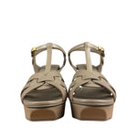 Saint Laurent King Palm Heels Beige