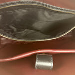 Gucci Croc-Trim Leather Briefcase