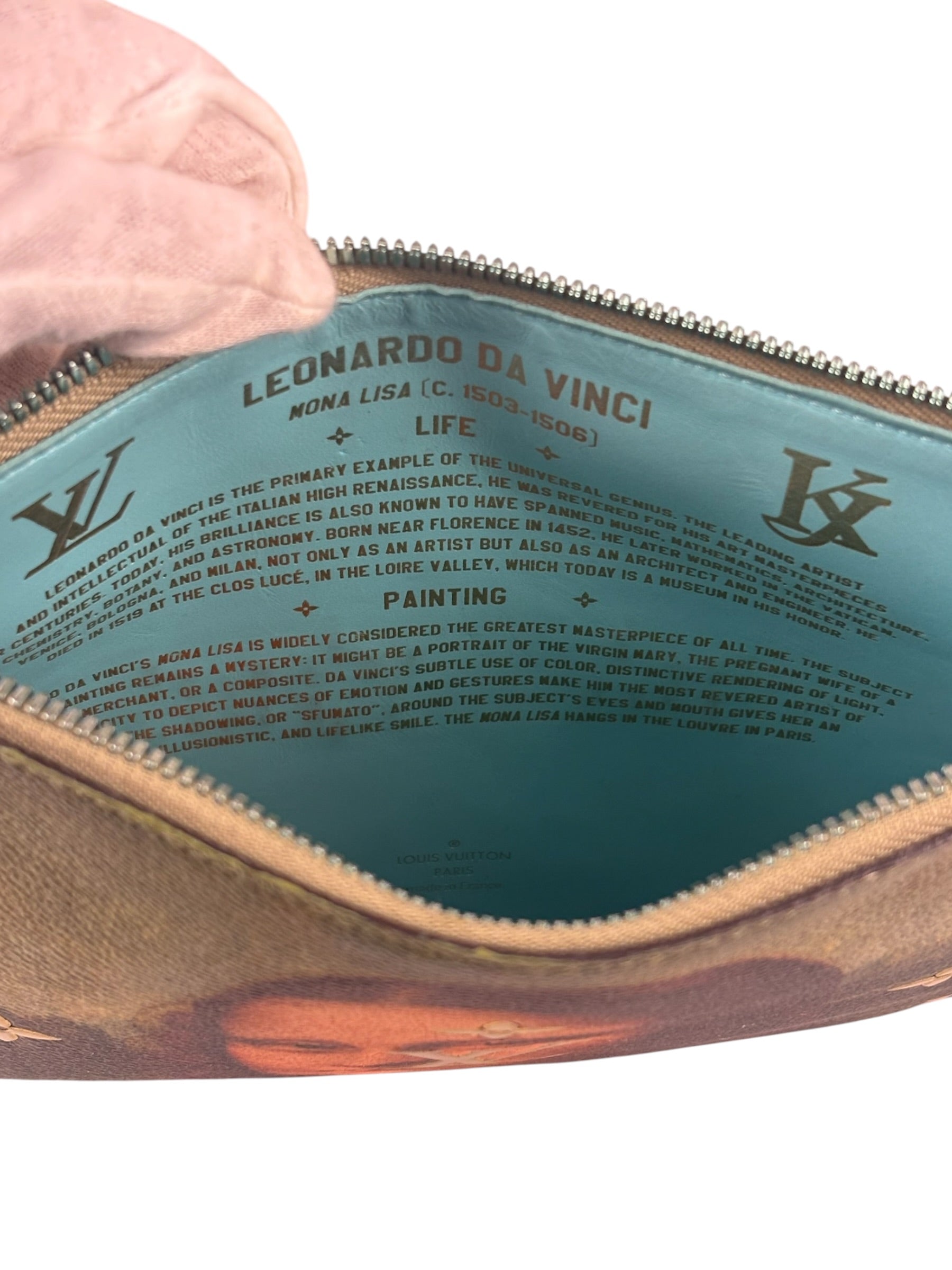 Louis Vuitton Masters Collection Da Vinci Limited Edition Pochette