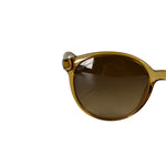 Gucci Brown Translucent GG3697/S Round-To-Oval Sunglasses
