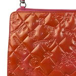 Chanel Orange Patent Lucky Symbols Pochette 2009