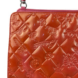 Chanel Orange Patent Lucky Symbols Pochette 2009