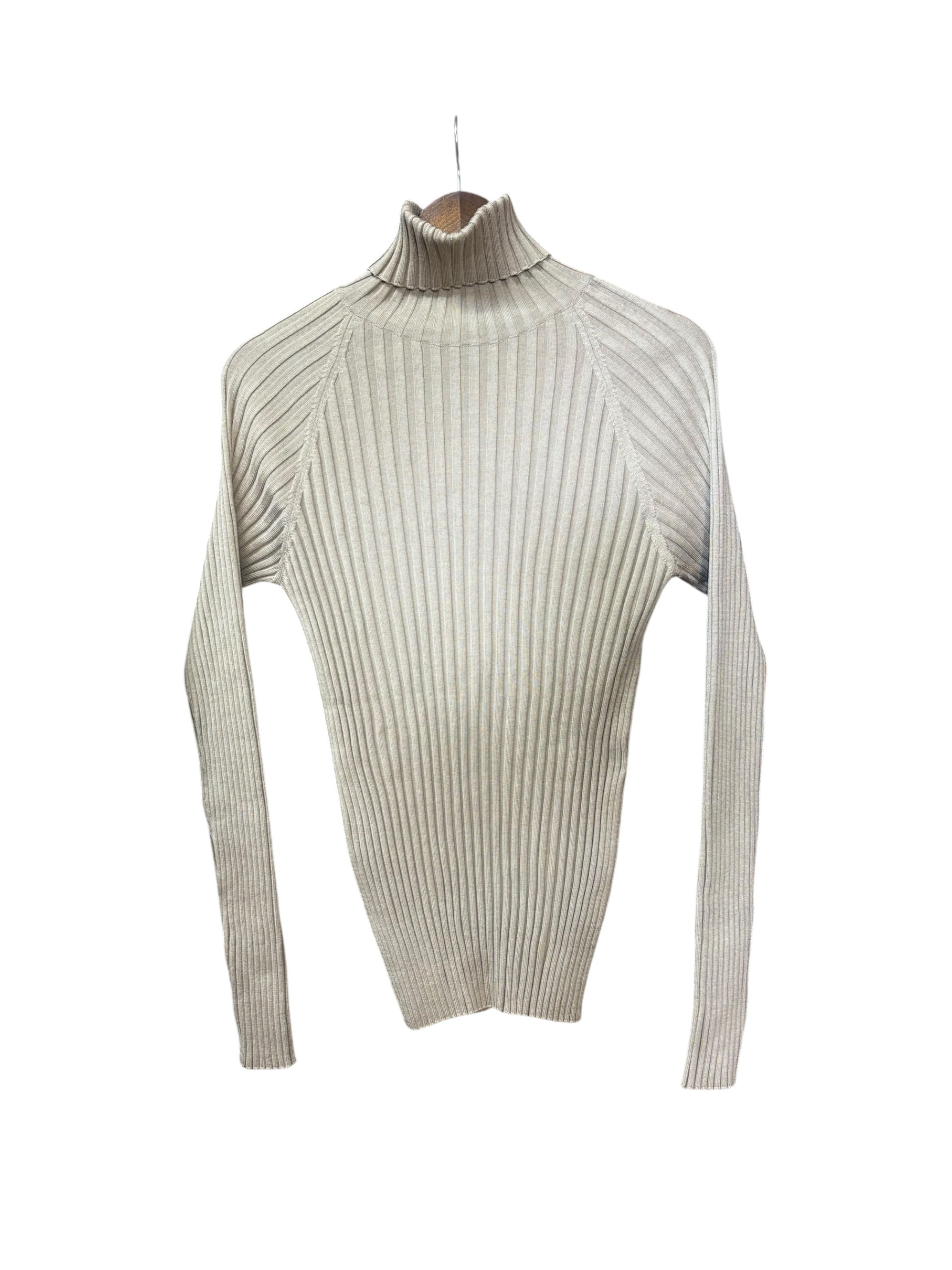 Gucci Vintage Brown Ribbed Turtle Neck Sweater
