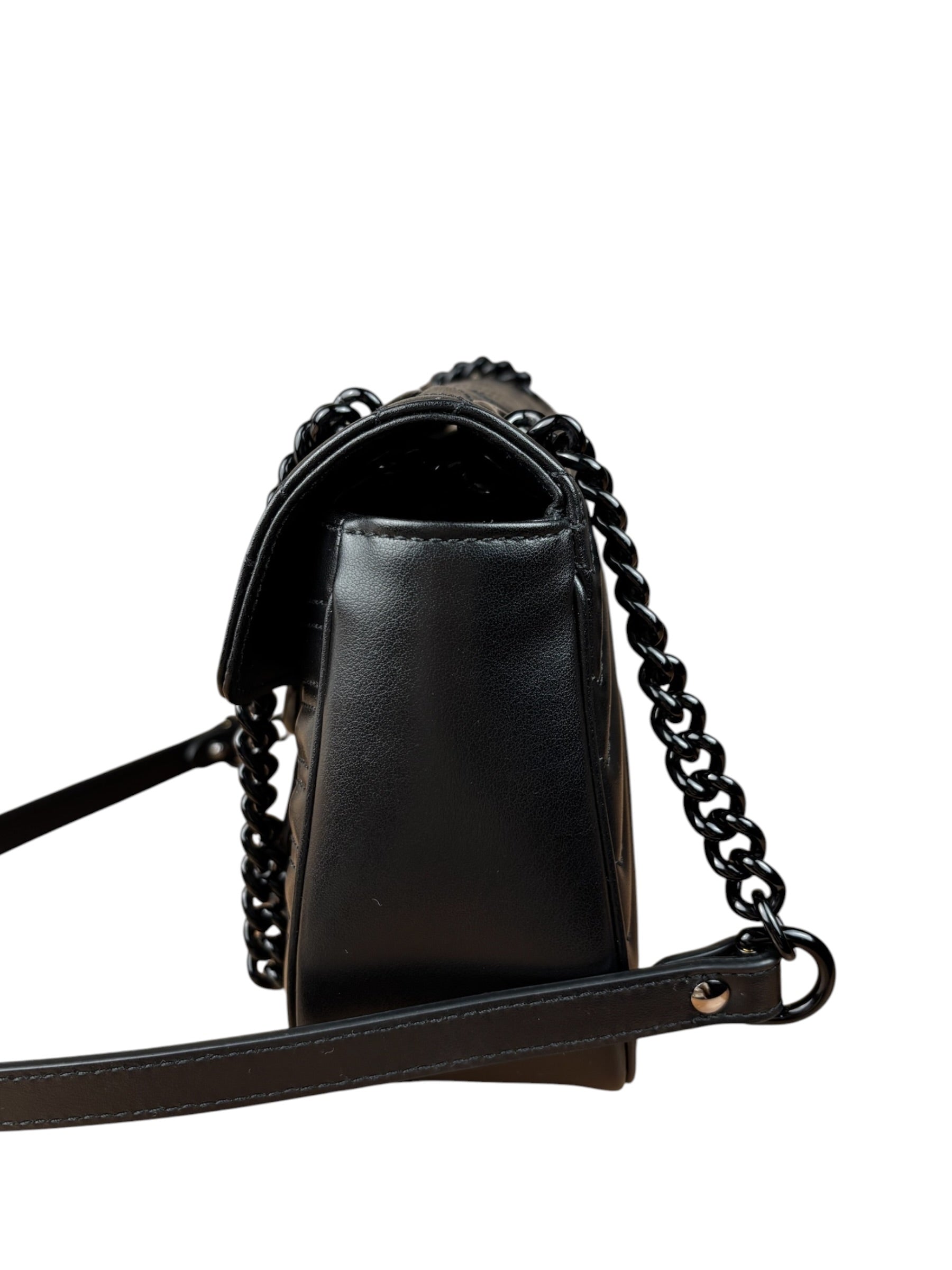 Gucci Black GG Marmont Small Shoulder Bag