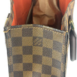 Louis Vuitton Damier Ebene Sac Plat Tote Bag MM