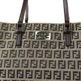 Fendi FF Canvas Top Handle Tote