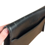 Saint Laurent Vintage Leather Envelope Clutch