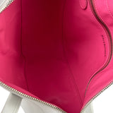 Balenciaga White Leather Triangle Two-Way Bag