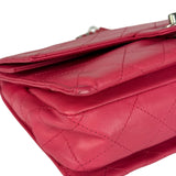 Chanel Pink Quilted Leather Accordion Flap Bag 2014