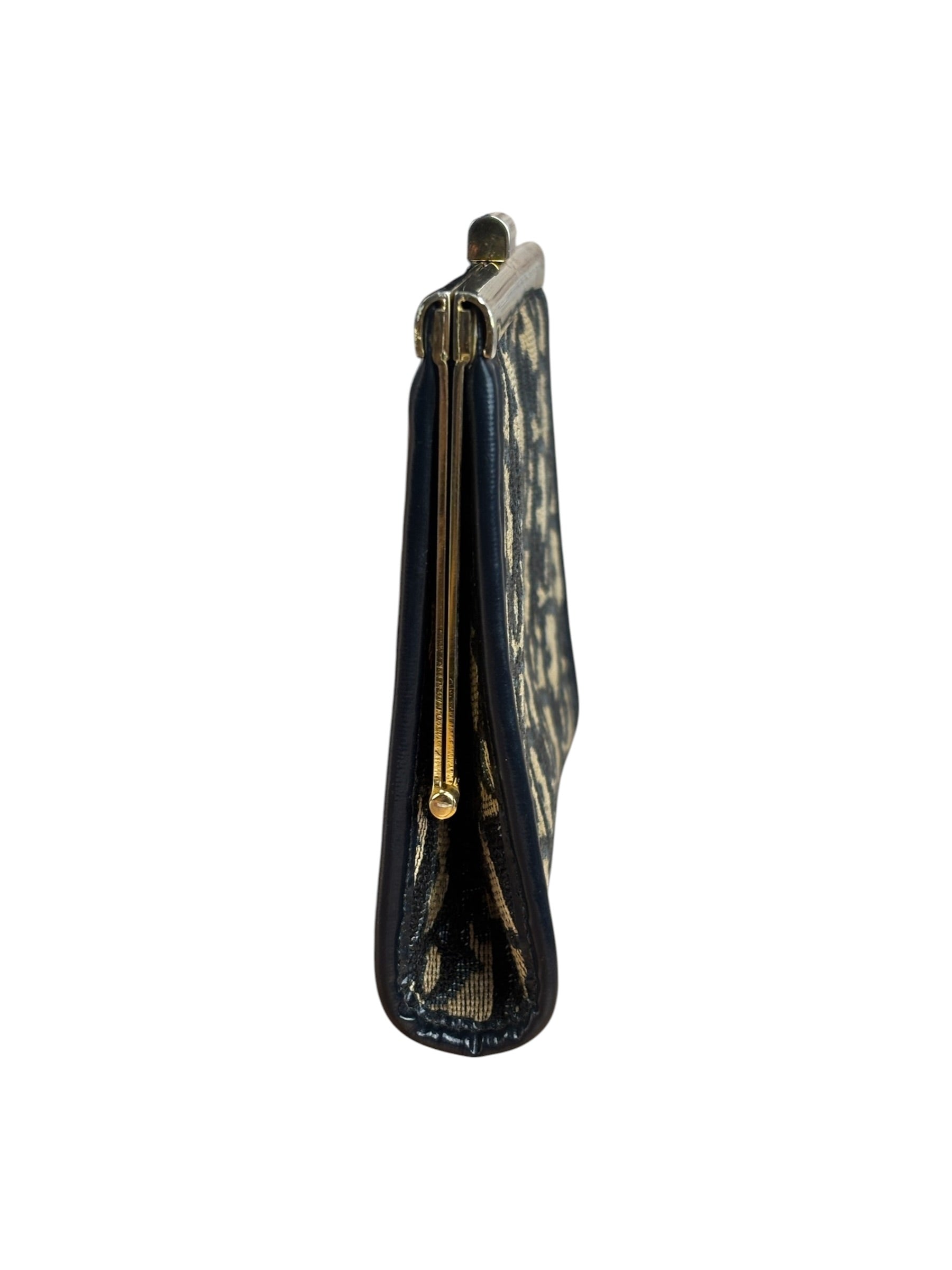 Christian Dior Vintage Diorissimo Oblique Kisslock Clutch