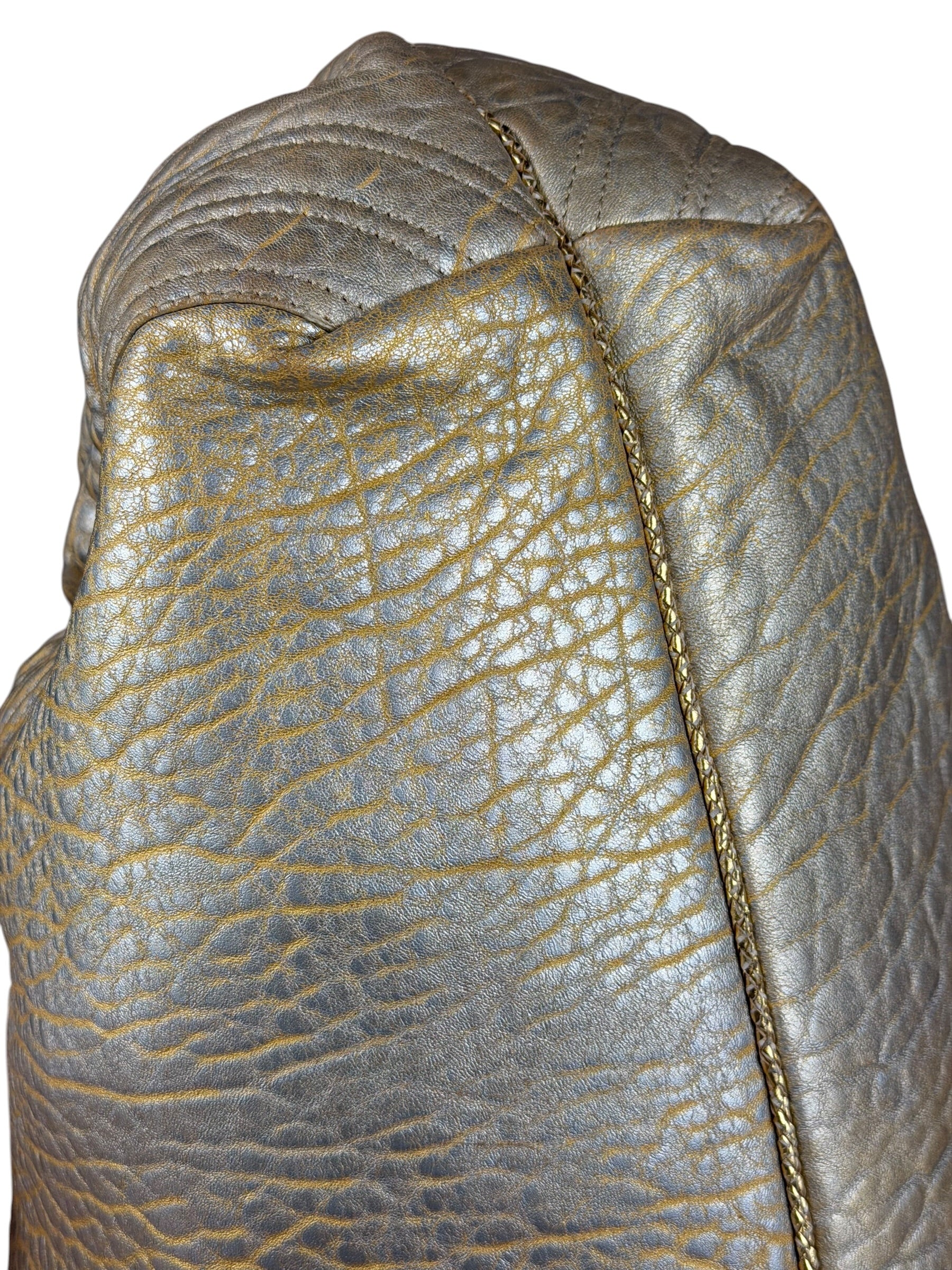 Fendi Metallic Gold Spy Shoulder Bag