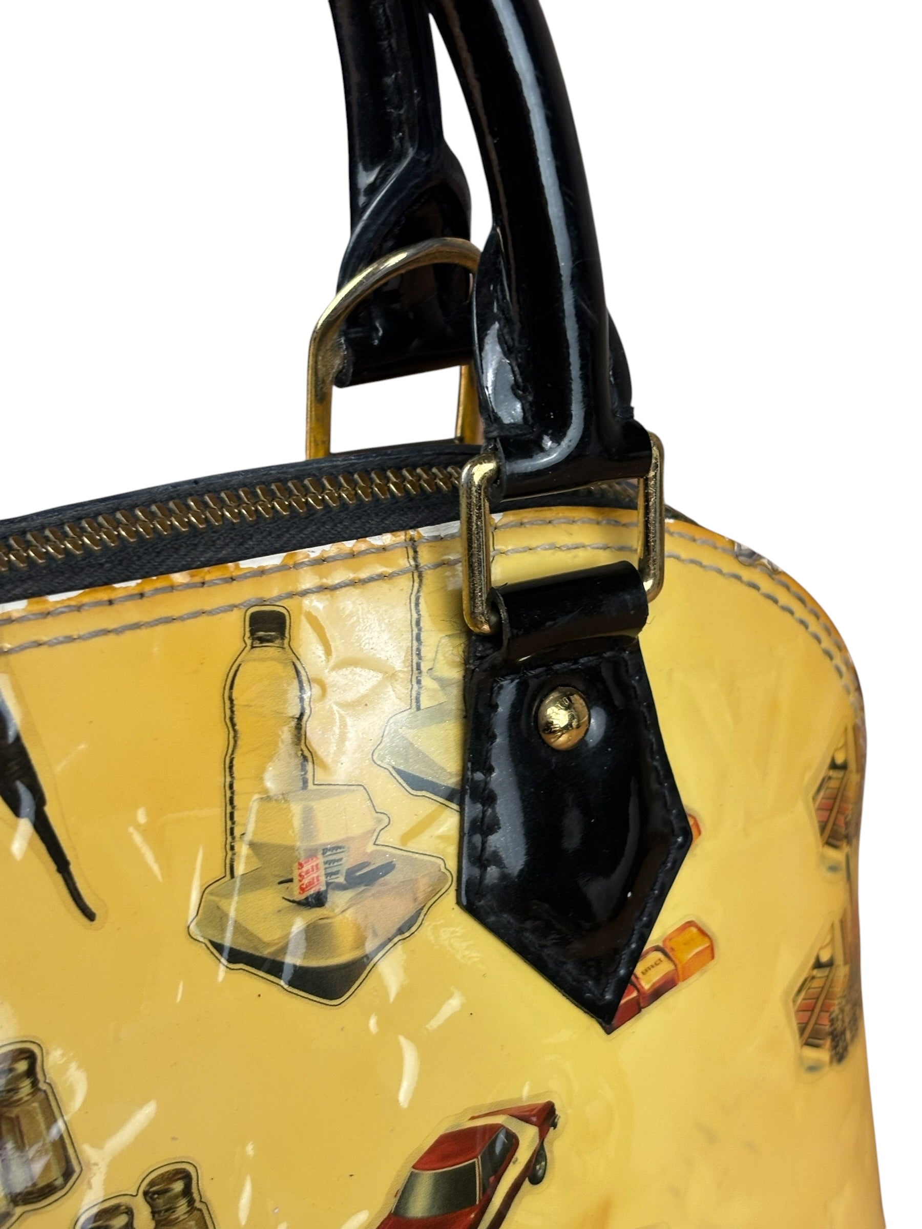 Louis Vuitton Alma BB Vernis Leather Stickers
