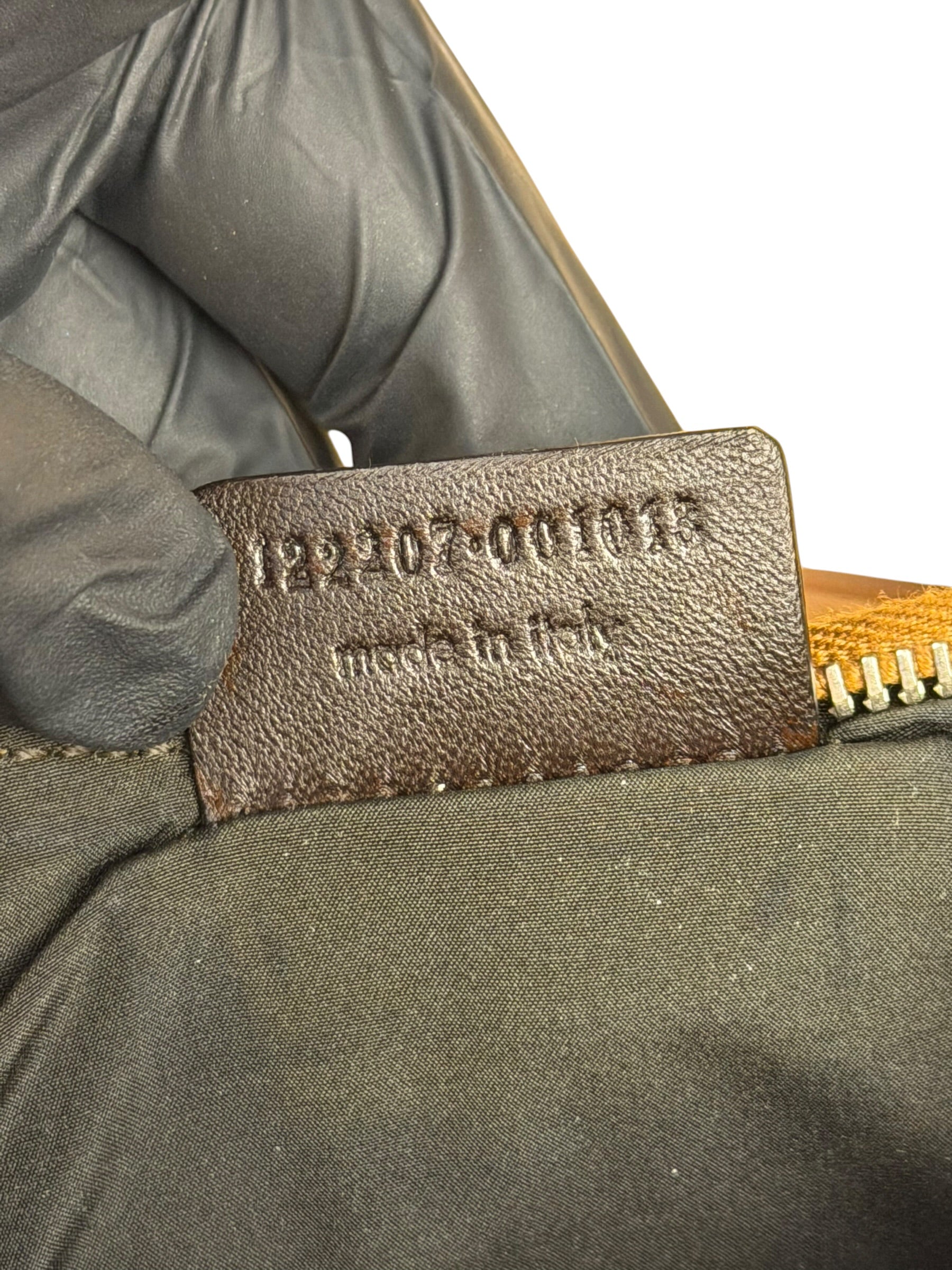 Saint Laurent Vintage Brown Leather Mini Shoulder Bag