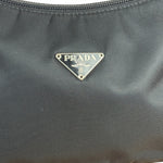 Prada Black Tessuto Nylon Mini Hobo Bag