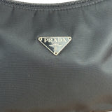 Prada Black Tessuto Nylon Mini Hobo Bag
