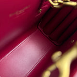 Saint Laurent Sac de Jour Nano 2Way Tote Red