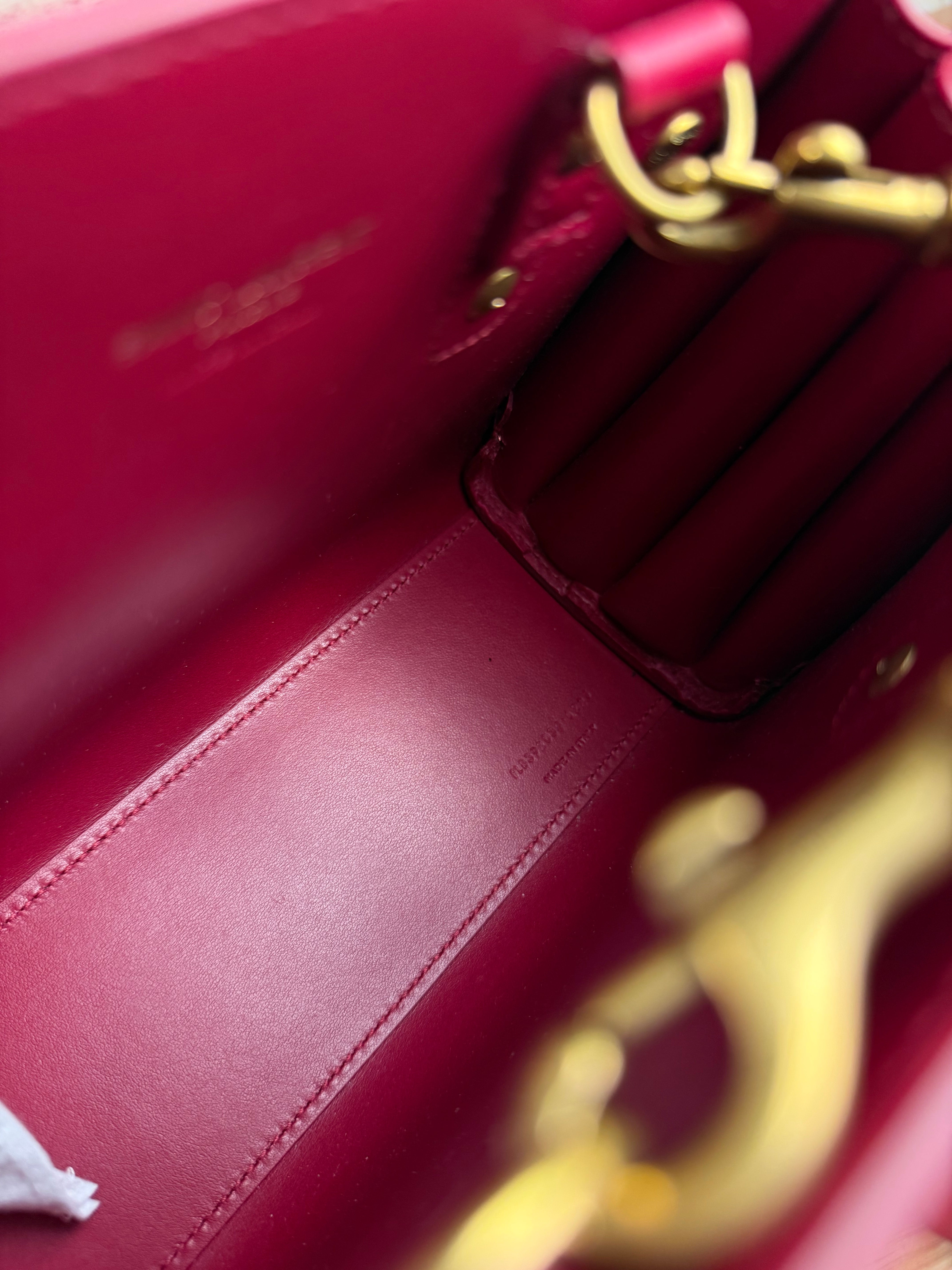 Saint Laurent Sac de Jour Nano 2Way Tote Red