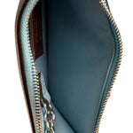 Fendi Monsters Blue Leather Key Wallet