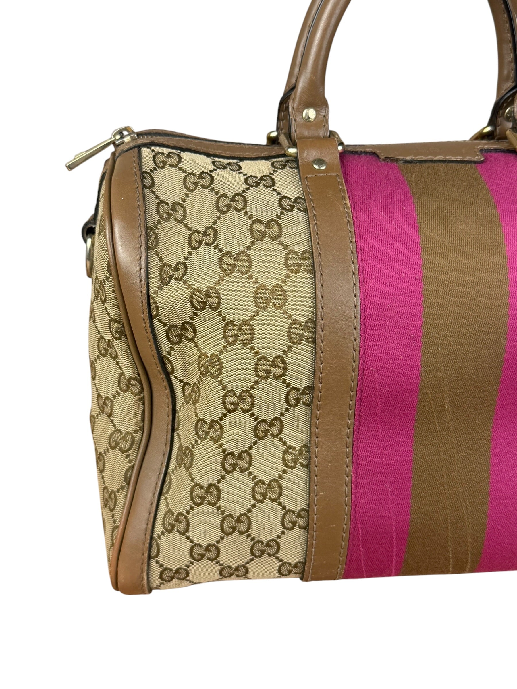 Gucci Vintage GG Web Joy Mini Boston