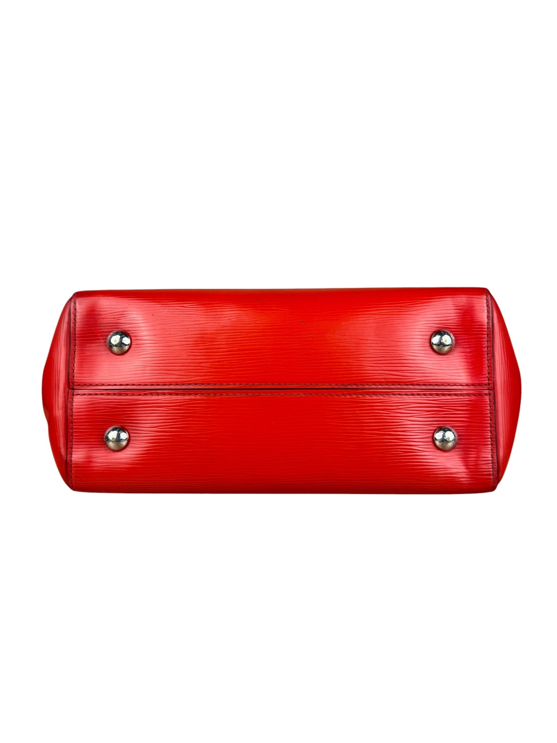 Louis Vuitton Red Epi Marly BB Handbag (No Strap)