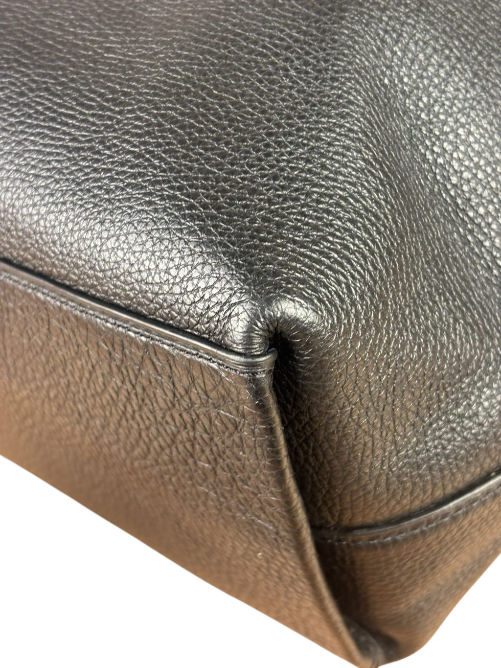 Coach Black Pebbled Leather Tabby Hobo
