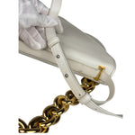 Bottega Veneta White Leather Mount Shoulder Bag