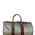 Gucci GG Vintage Coated Canvas Boston Bag
