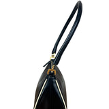 Prada Vintage Black Leather Pochette
