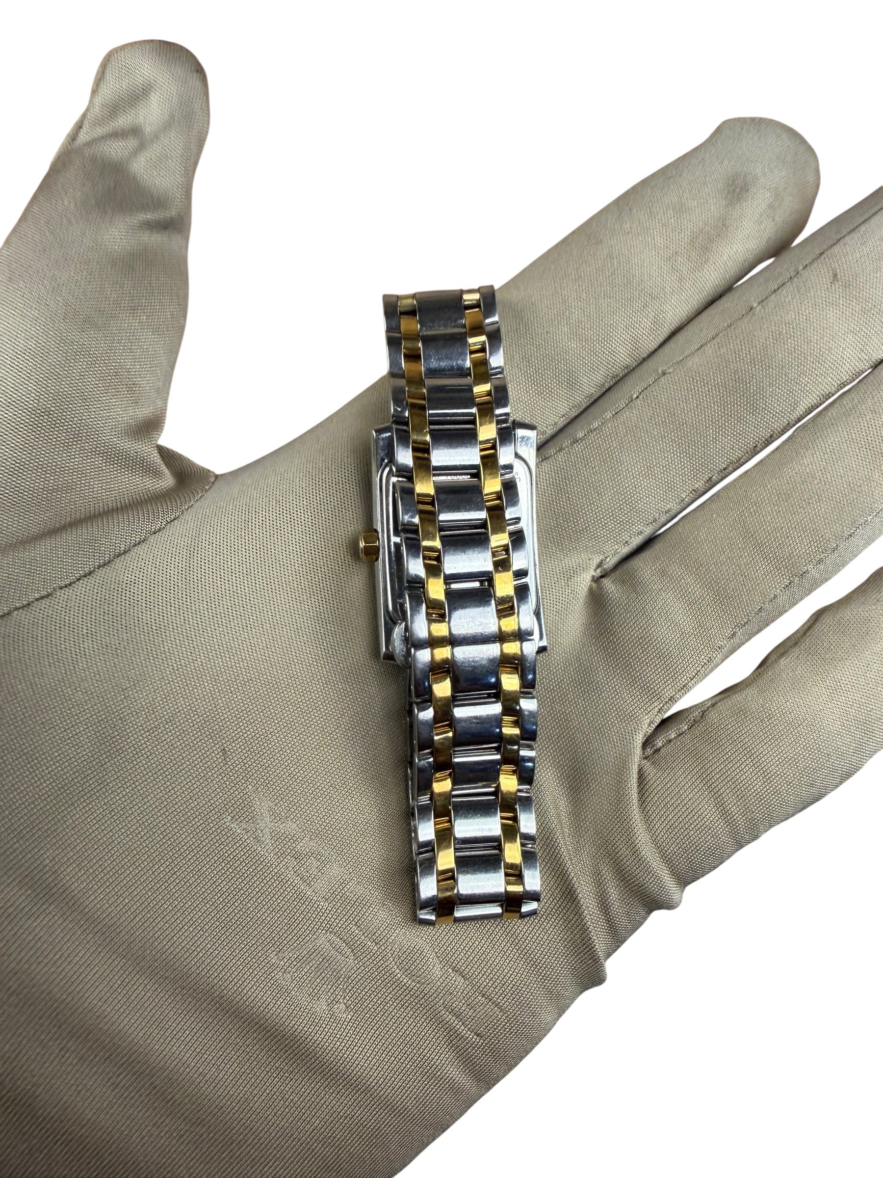 Fendi 2 Tone Tank Champagne Dial