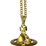 Vivienne Westwood Gold 3D Orb Necklace
