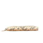 Bottega Veneta Pink Intreccio Snake Leather Long Wallet