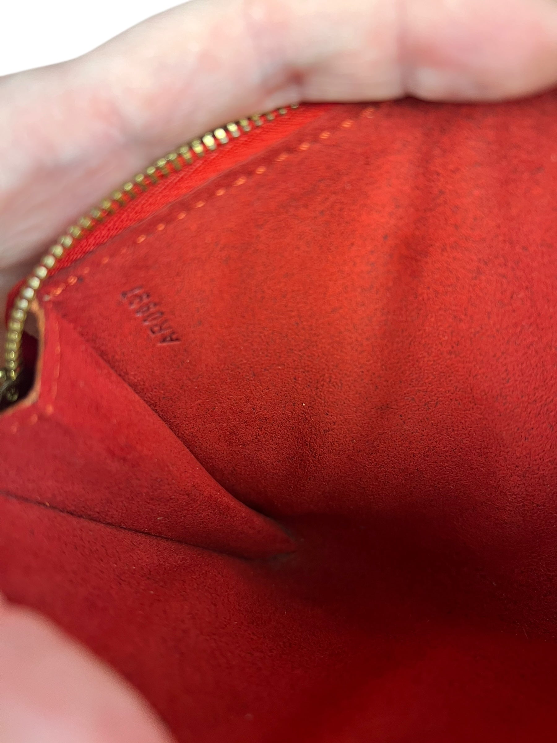 Louis Vuitton Red Epi Pochette