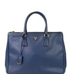 Prada Navy Saffiano Leather Galleria Tote