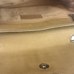 Chanel Woven Leather Trim Camellia No.5 Small Flap Bag 2005
