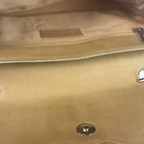 Chanel Woven Leather Trim Camellia No.5 Small Flap Bag 2005